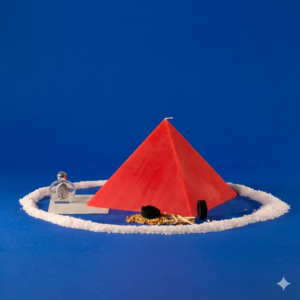 Kit per il Rito Propiziatorio della Piramide Egizia Rossa per l’Amore