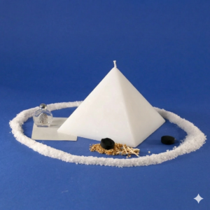 Kit per il Rito Propiziatorio della Piramide Egizia Bianca per alzare le vibrazioni