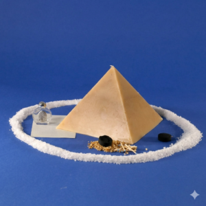 Kit per il Rito Propiziatorio della Piramide Egizia Oro per il denaro